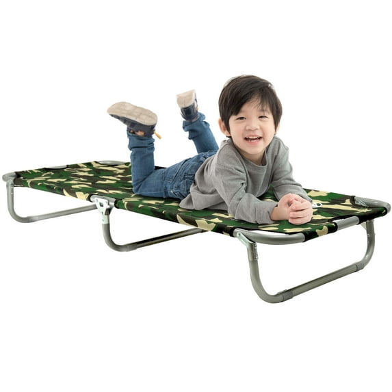 Gigatent Junior Cot 57 Inches Tall & Folds in Half Camouflage