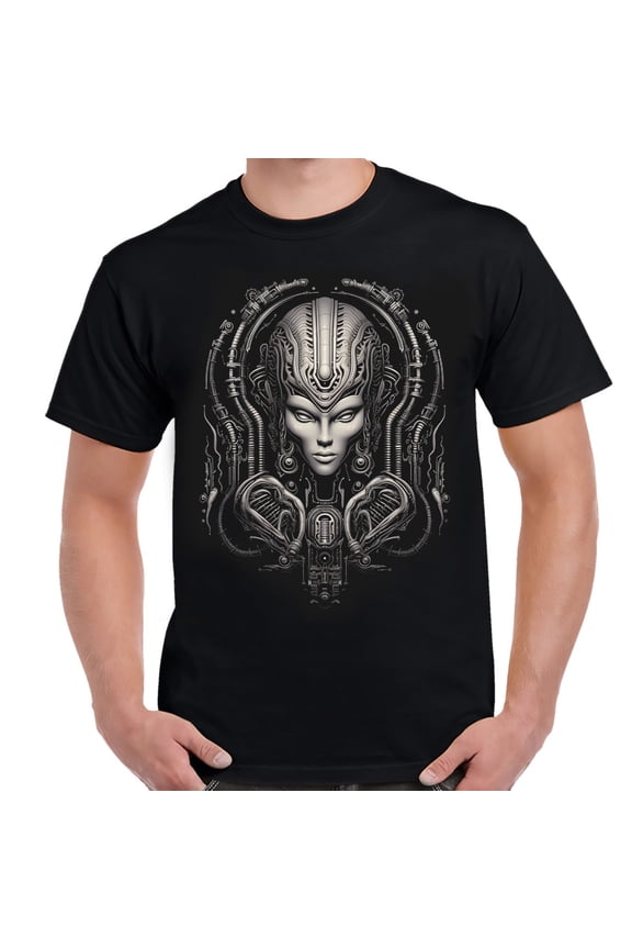Gigeresque Priestess Art Adult T-Shirt-Large