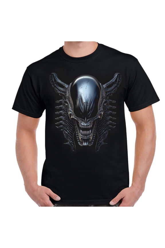 Gigeresque Xenomorph Art Adult T-Shirt-Small