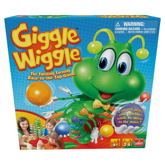 Giggle Wiggle - the Twisting Turning Race to Get Your Marbles to the Top Game by Goliath