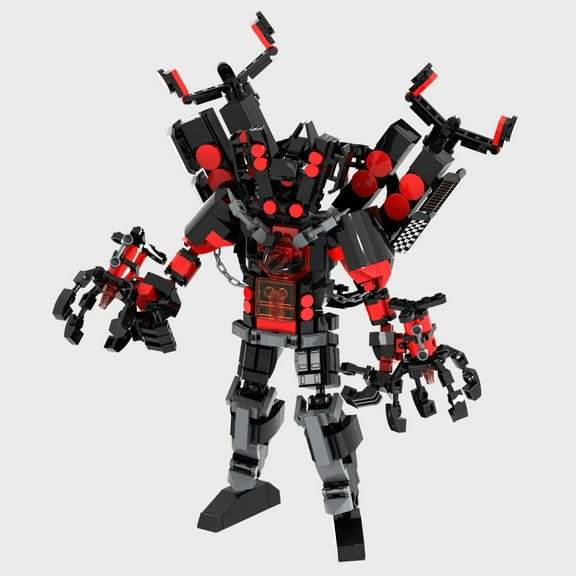 Gigglezo 619PCS Upgrade Titan Speaker King Building Blocks Set, Toilet Man Model, DIY Bircks Toys For Boys Xmas Gifts