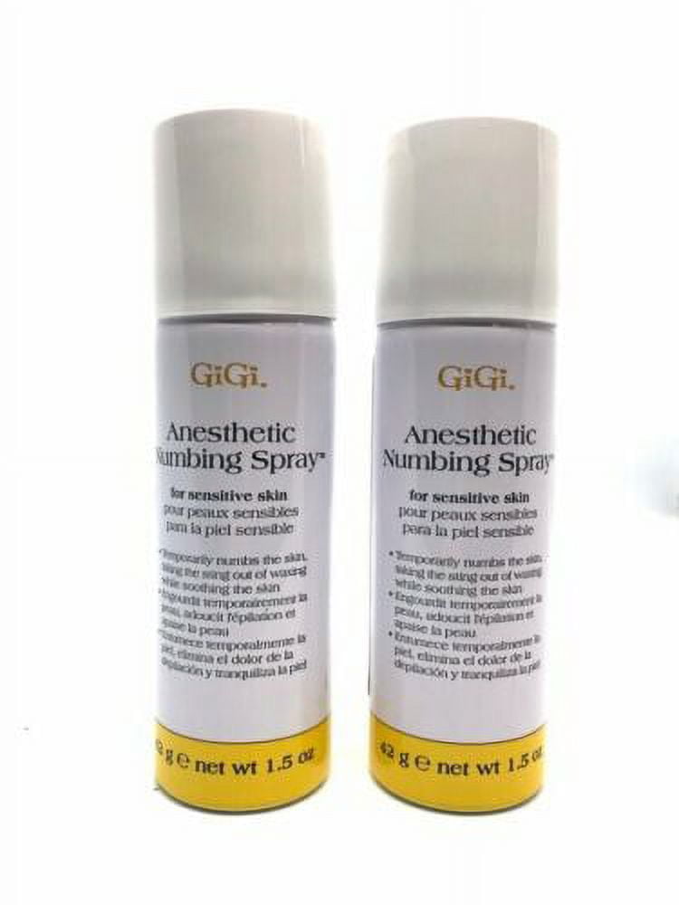 Gigi Anesthetic Numbing Spray 1.5 Ounce (Pack of 2)