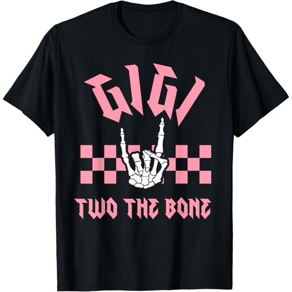 Gigi Bad Two the Bone Birthday 2 Years Old Birthday T-Shirt