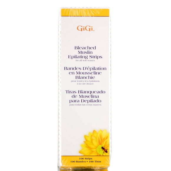 Gigi Bleached Muslin Epilating Strips - Large
