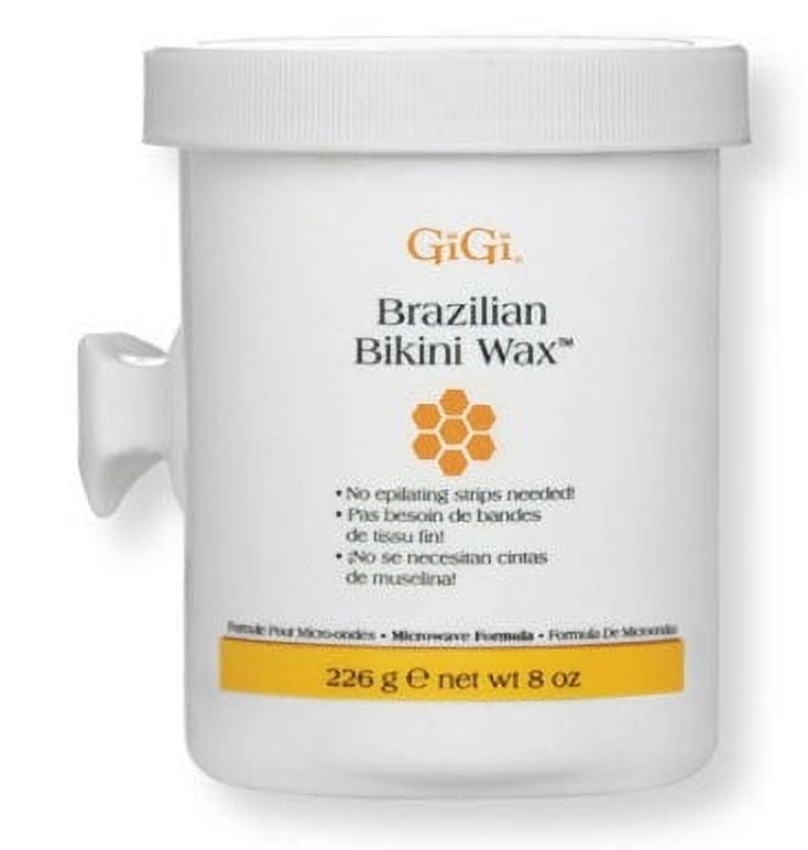 Gigi Brazilian Bikini Wax Microwave Formula 8 oz Pack of 2 with