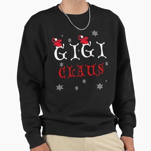 Gigi Claus Christmas Unisex Sweatshirt Funny Retro Vintage Holiday Graphic Aesthetic G3270, Up to Size 5XL