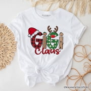 Gigi Claus Retro Christmas T-Shirt, Matching Family Holiday Tee