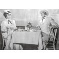 thumbnail image 1 of Gigi Couple Having Conversation in Dining Table Photo Print (8 x 10), 1 of 1