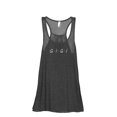 thumbnail image 1 of Gigi Friends Women's Fashion Sleeveless Flowy Racerback Workout Yoga Tank Top Charcoal Grey Large, 1 of 3