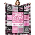 thumbnail image 1 of Gigi Gifts Gigi Gifts for Grandma Gifts for Gigi Best Gigi Ever Gifts Gigi Mothers Day Birthday Gifts from Grandkids Valentine''s Day Christmas Birthday Gifts for Gigi Granny Grammy Blanket 50"x60", 1 of 6