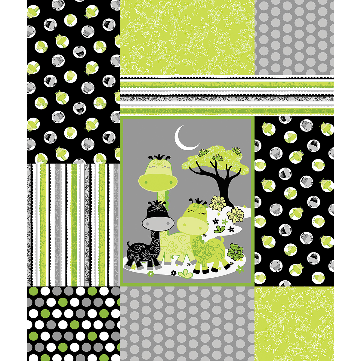 Gigi Giraffe Fusible Applique Quilt Kit