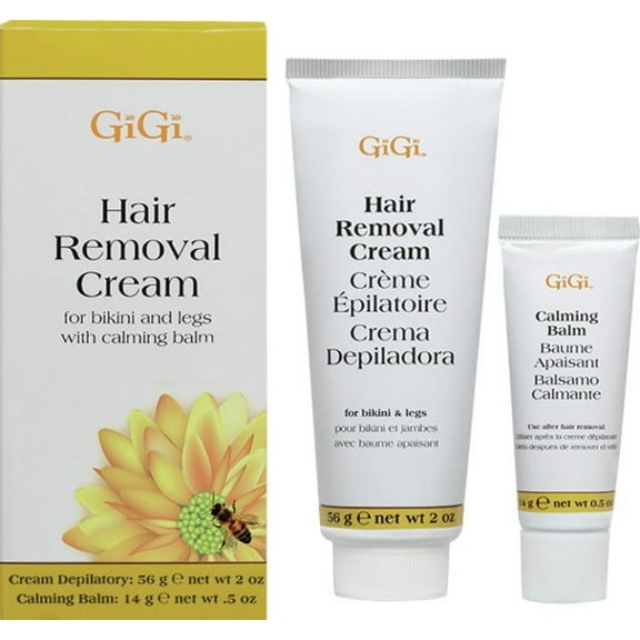 Gigi Hair Removal Cream for Bikini with Calming Balm