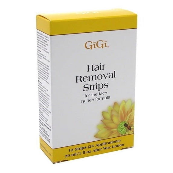 Gigi Hair Removal Strips for the Face, 12 Ea, 2 Pack