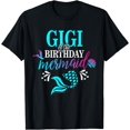 thumbnail image 1 of Gigi Of The Birthday Mermaid Matching Family T-shirt T-Shirt, 1 of 4