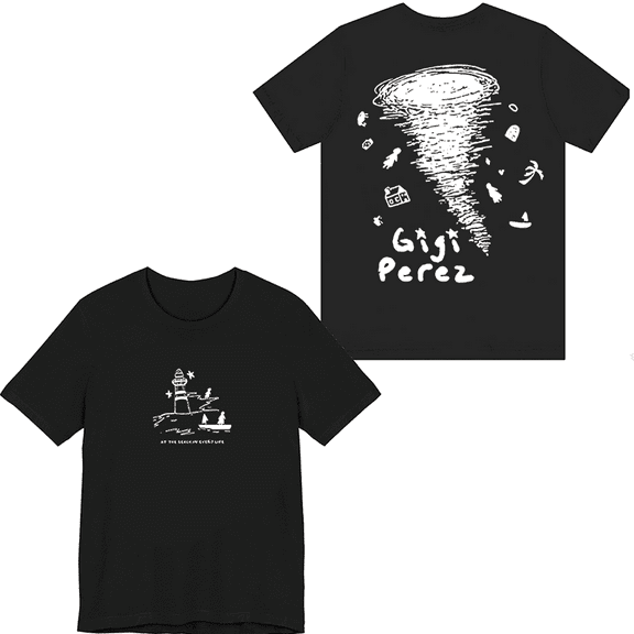 Gigi Perez At The Beach In Every Life 2025 Tour T-shirts Popular Print Round Neck Short Sleeve Fashion Top