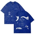 thumbnail image 1 of Gigi Perez At The Beach In Every Life Tour 2025 Distressed Washed Cotton Oversized Tee Vintage Streetwear Short Sleeve Relaxed Unisex Fit, 1 of 5