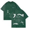 thumbnail image 1 of Gigi Perez At The Beach In Every Life Tour 2025 Distressed Washed Cotton Oversized Tee Vintage Streetwear Short Sleeve Relaxed Unisex Fit, 1 of 5
