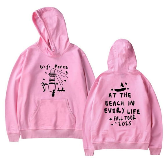 Gigi Perez At The Beach In Every Life Tour Hoodies Women Men Casual Long Sleeve Sweatshirt Clothes