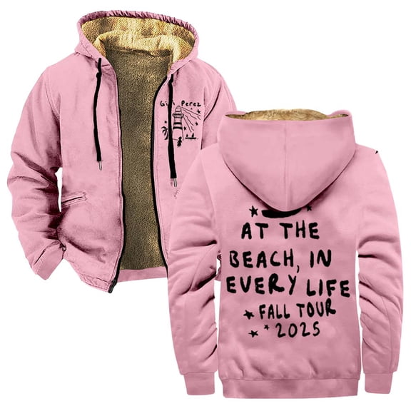 Gigi Perez At The Beach In Every Life Tour Zipper Hoodies Women Men Jacket Parkas Long Sleeve Fashion Streetwear Coat