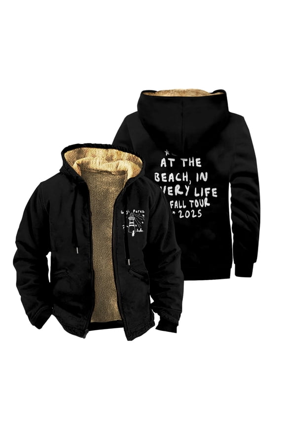 Gigi Perez At The Beach In Every Life Tour Zipper Jacket Long Sleeve Winter Parka Women Men Casual Fashion Coat