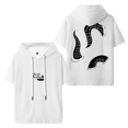 thumbnail image 1 of Gigi Perez Big Squid Arms Hooded T-shirt Unisex Short Sleeve Tee Casual Trendy Tops, 1 of 2