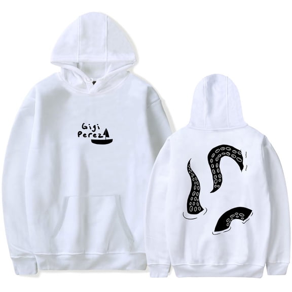 Gigi Perez Big Squid Arms Hoodie Long Sleeve Pullover Women Men Casual Fashion Sweatshirt