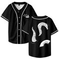 thumbnail image 1 of Gigi Perez Big Squid Arms Merch Baseball Jersey Shirt V-Neck Women Men Short Sleeve Streetwear Clothes, 1 of 2