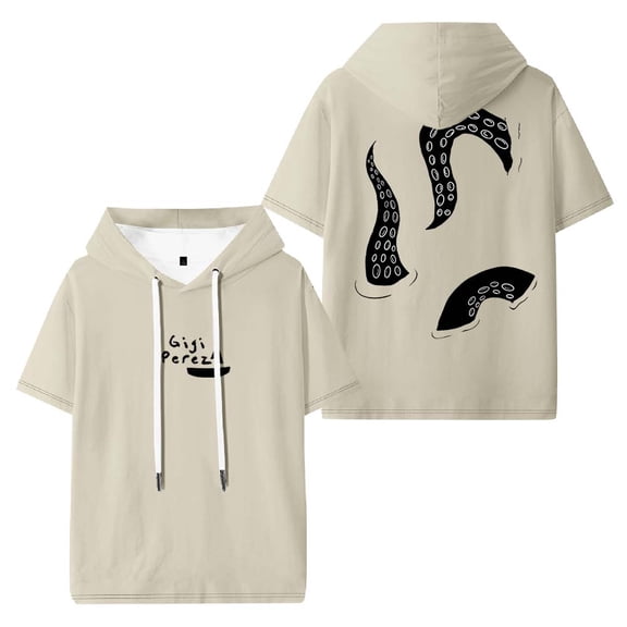 Gigi Perez Big Squid Arms Merch Hooded T-Shirts Casual Women Men Short Sleeve Tee Clothes