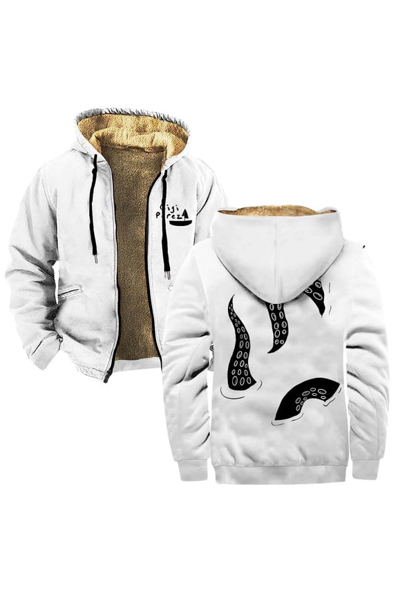 Gigi Perez Big Squid Arms Merch Zipper Hoodies Women Men Jacket Parkas Long Sleeve Streetwear Coat