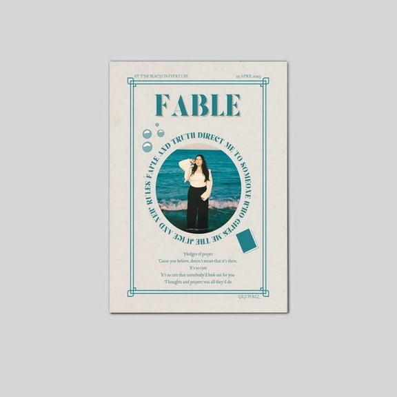 Gigi Perez Fable Wall Art Music Poster Size 24''x36'' Goldengate