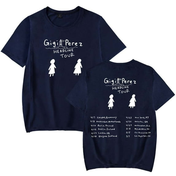 Gigi Perez Headline Tour 2025 Merch T-Shirt Women Men Crewneck Casual Short Sleeve Tee