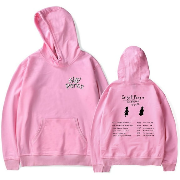 Gigi Perez Headline Tour Hoodie Long Sleeve Sweatshirt Women Men Casual Pullovers