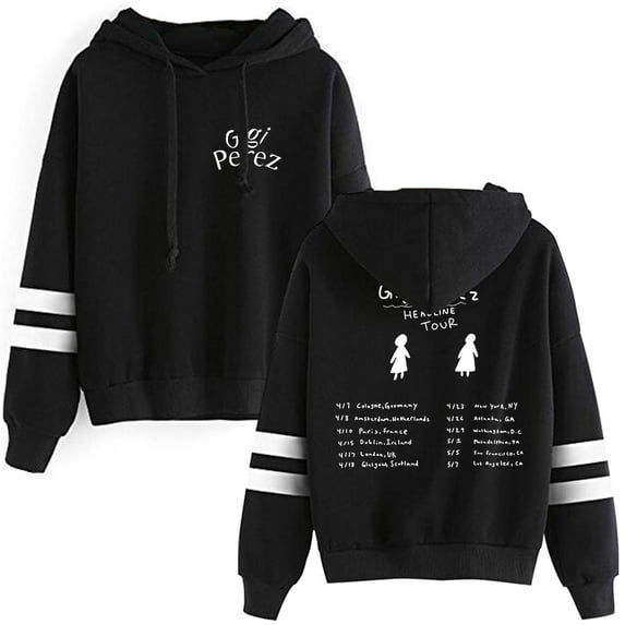 Gigi Perez Headline Tour Pullover Hoodie Street Fashion Unisex Long Sleeve Sweatshirt