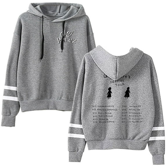 Gigi Perez Headline Tour Pullover Hoodie Street Fashion Unisex Long Sleeve Sweatshirt