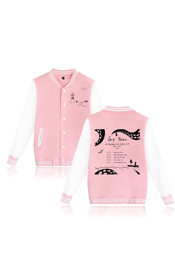 Gigi Perez Merch Sailor Song Baseball Jacket Unisex College Style Long Sleeve Fashion Sports Jacket