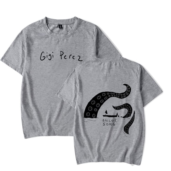 Gigi Perez Merch Sailor Song Summer Unisex Short-sleeved T-shirt Fashion Y2K Printed Casual Stylish Design Tee