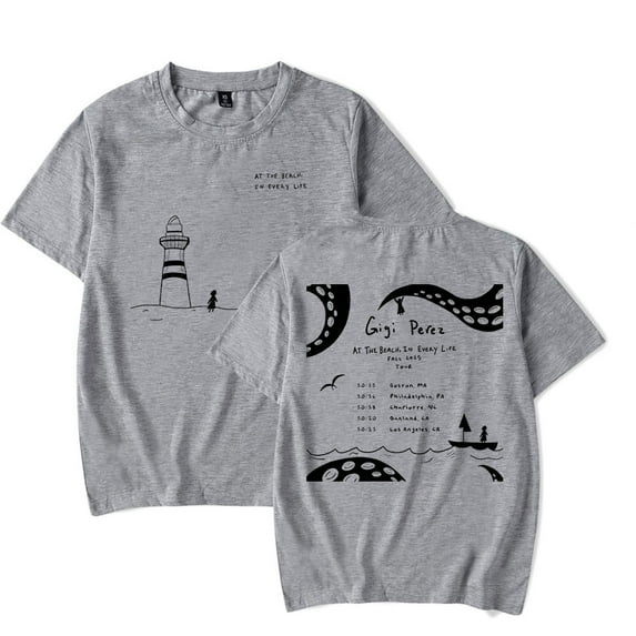 Gigi Perez Merch Sailor Song T-Shirt Men Women Short Sleeve Polyester Casual Tee