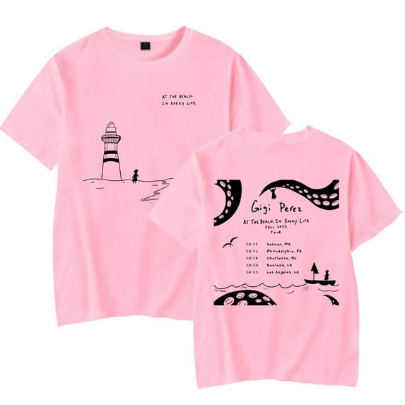 Gigi Perez Merch Sailor Song T-Shirt Men Women Short Sleeve Polyester Casual Tee