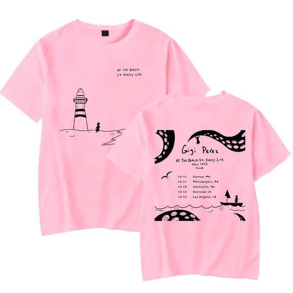 Gigi Perez Merch Sailor Song T-Shirt Men Women Short Sleeve Polyester Casual Tee