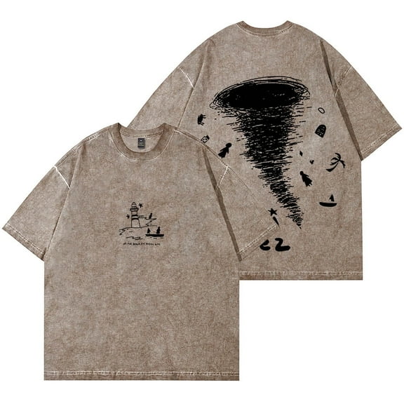 Gigi Perez Twister Wash WeChat At The Beach In Every Life Merch men's and women's casual cotton short sleeved T-shirt