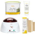 thumbnail image 1 of Gigi Professional Hair Removal Combo Kit, Includes Wax Warmer with 14 Oz. All Natural Tea Tree Creme Wax and Natural Muslin & Spatula Combo with BONUS Bikini Soothing Cream, 1 of 5