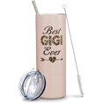 thumbnail image 1 of Gigi Tumbler with Lid and Straw, Gigi Gifts Grandma Gifts from Granddaughter Grandson Birthday Christmas, Gigi Mug Cup Thermal Insulated Tumblers 20 Oz, Best Gigi Ever Gifts for Grandmother Mom, 1 of 6