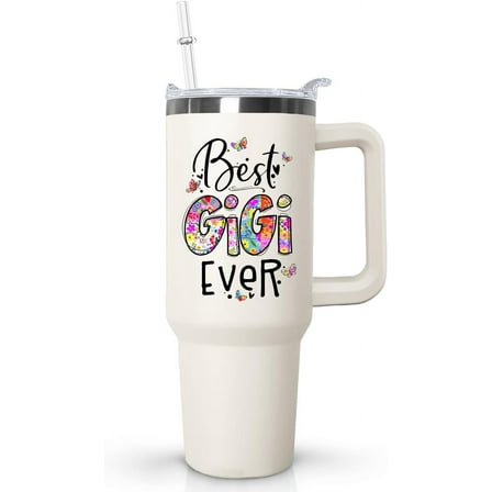 Gigi Tumbler Vacuum Insulated Travel Coffee Mug Cup,Mothers Day Gifts for Grandmother