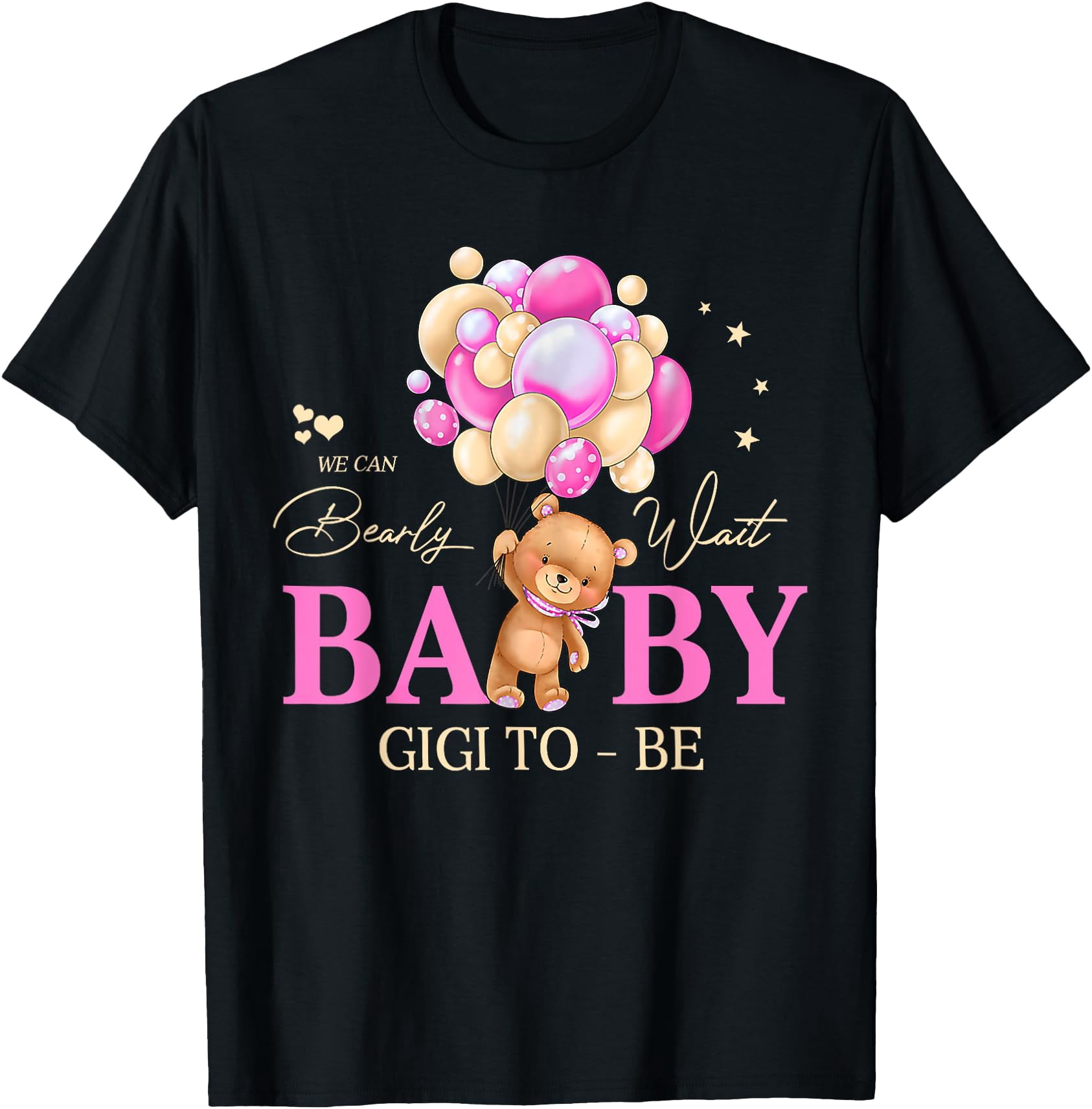Gigi We Can Bearly Wait Baby Shower Bear Family T-Shirt - Walmart.com