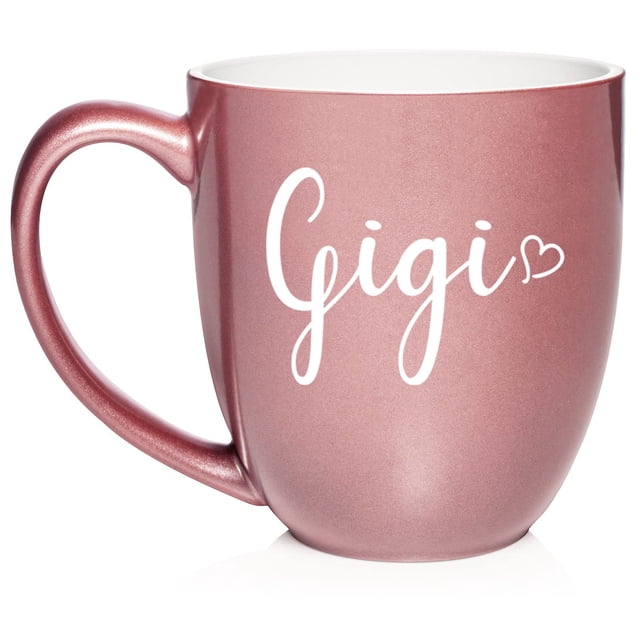 Gigi With Heart Ceramic Coffee Mug Tea Cup Gift for Her, Sister, Women ...