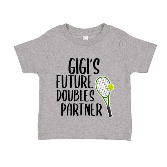 Gigi's Future Doubles Partner Toddler T-Shirt 2T Athletic Heather