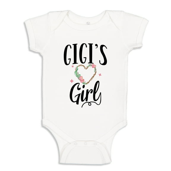 Gigi's Girl Baby Bodysuit One Piece 18 mo White