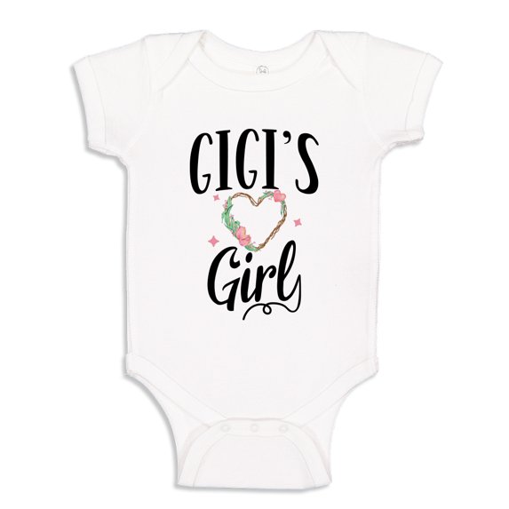 Gigi's Girl Baby Bodysuit One Piece 18 mo White