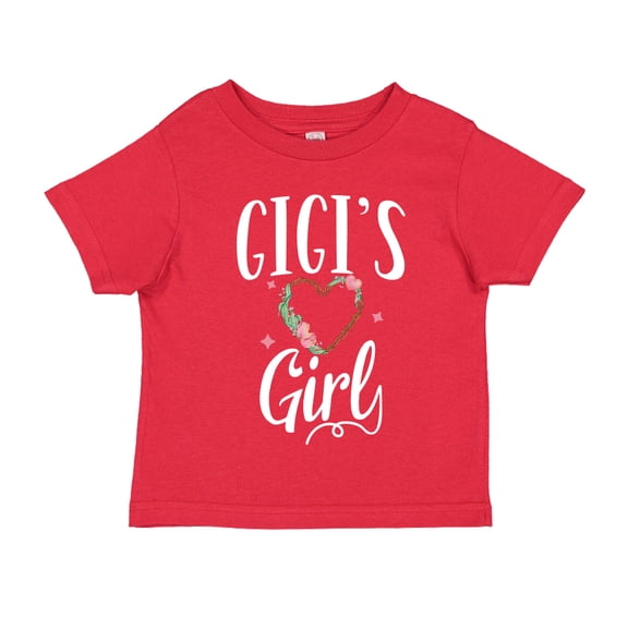 Gigi's Girl Toddler T-Shirt 3T Red
