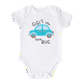 thumbnail image 1 of Gigi's Little Love Bug Baby Bodysuit Newborn Outfit Baby Shower Gift 18m White, 1 of 2